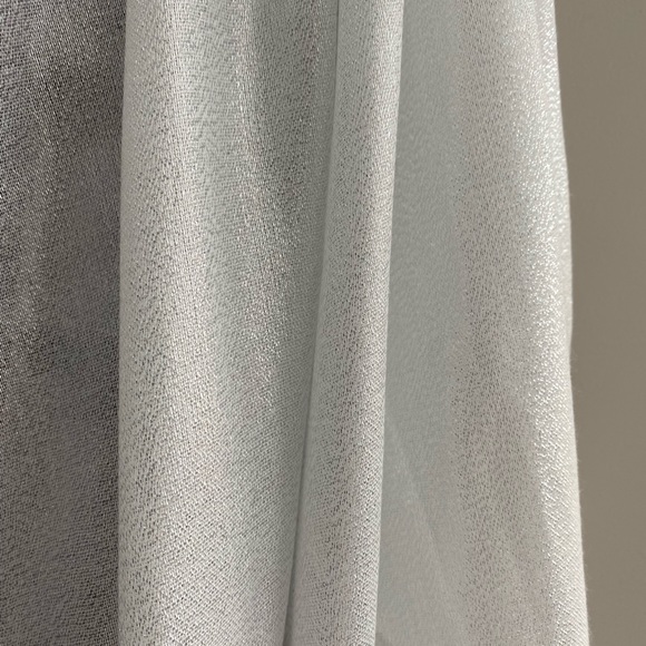 Silver Shimmer Evening Wrap Scarf - Picture 4 of 4